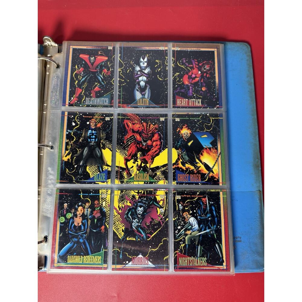 Vintage 1993 Marvel Comics Super Heroes Trading Cards 178 cards - Picture 13 of 16
